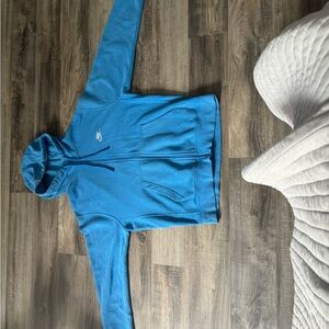 blue nike hoodie